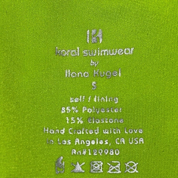 KORAL Swim Bikini Bottoms Striped Geometric S - Picture 8 of 8